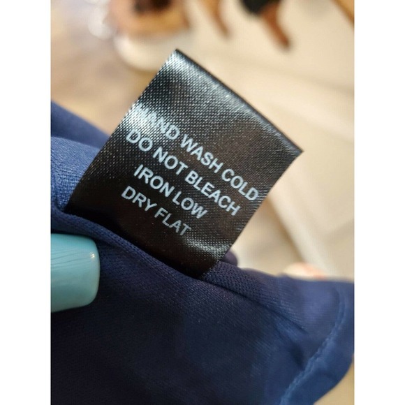 Fashion Nova Women's Blue Floral Polyester V-Neck Sleeveless Ruffle Mini Dress S - Picture 12 of 12